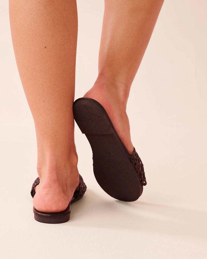 Woven Strap Beach Sandal