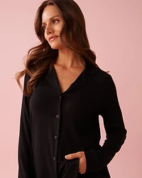 Modal Long Sleeve Button-down Shirt