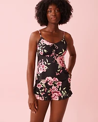 Peony Print Recycled Fibers Cami