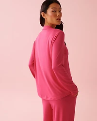 Modal Long Sleeve Button-down Shirt