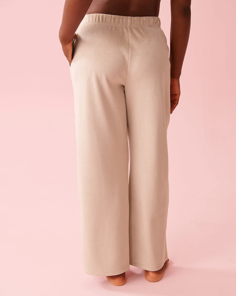 Pantalon épais en tissu côtel