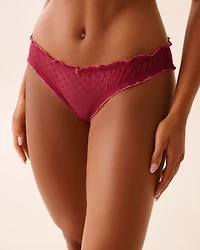 Heart Mesh Bloomer Bikini Panty