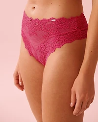 Lace High Waist Cheeky Panty