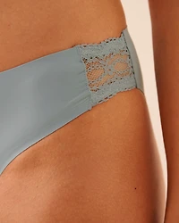 Culotte menstruelle coupe bikini avec dentelle absorption régulière