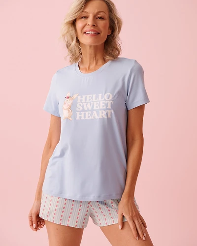 Bunny Print Super Soft T-shirt