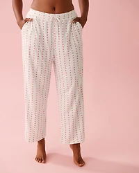 Pantalon de pyjama ultra doux imprimé rose