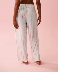 Rose Print Super Soft Pajama Pants