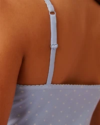 Heart Print Pointelle Nightie