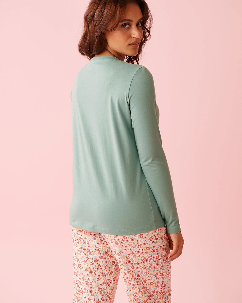 Chandail manches longues en coton imprimé cupcake