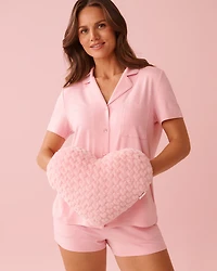 Coussin chauffe-mains cœur