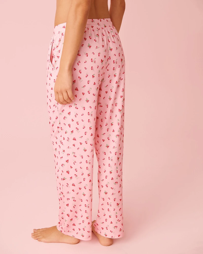 Spa Time Teddy Print Super Soft Pajama Pants
