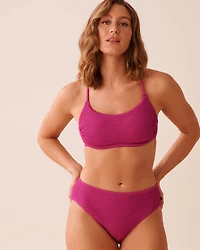 TERRACOTTA Smocked Bralette Bikini Top