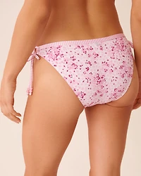 RIVIERA STRIPE Side Tie Brazilian Bikini Bottom