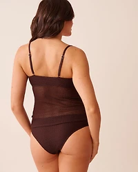 COCONUT MILK Crochet Tankini Top