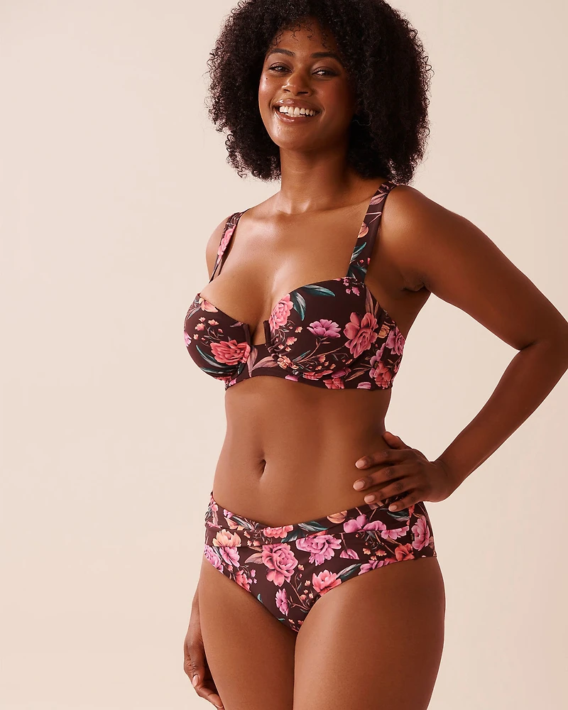 Bas de bikini cheeky taille croisée ROYAL GARDEN
