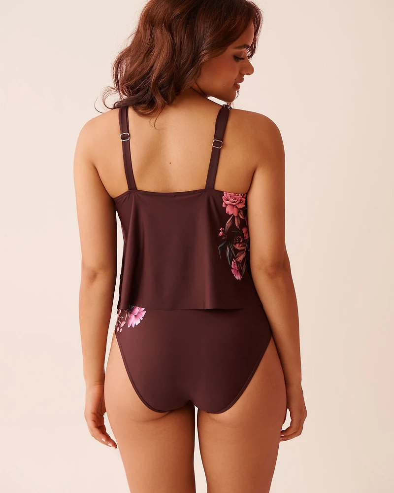 ROYAL GARDEN D Cup Flowy Tankini Top