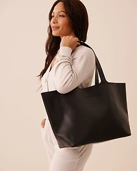 Sac fourre-tout en faux cuir