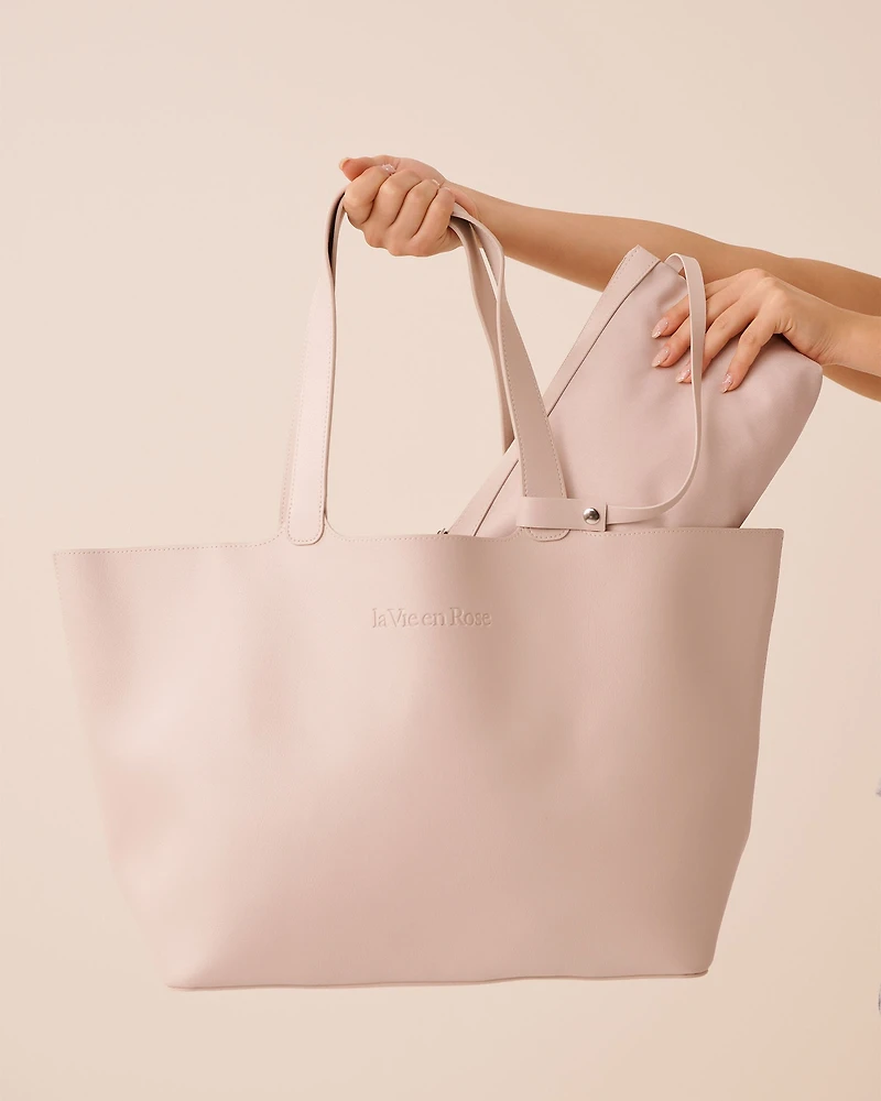 Sac fourre-tout en faux cuir