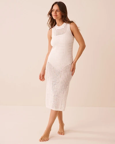 Robe longue au crochet