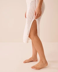 Robe longue au crochet