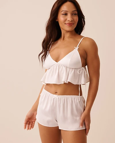 Ensemble 2 pièces en satin