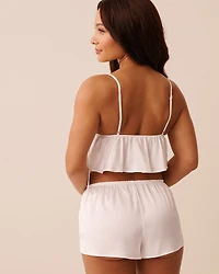 Ensemble 2 pièces en satin