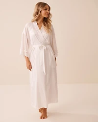 Satin and Chiffon Kimono