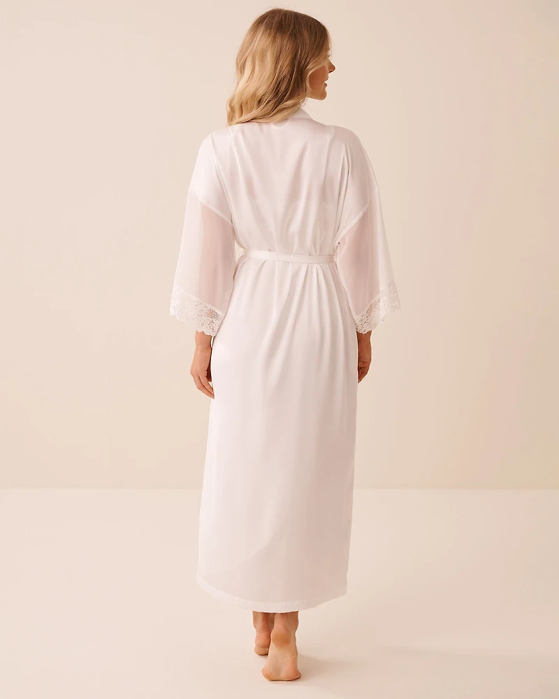 Satin and Chiffon Kimono