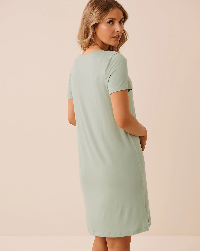 Berry Print Soft Jersey Short Sleeve Sleepshirt