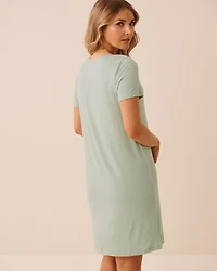 Berry Print Soft Jersey Short Sleeve Sleepshirt
