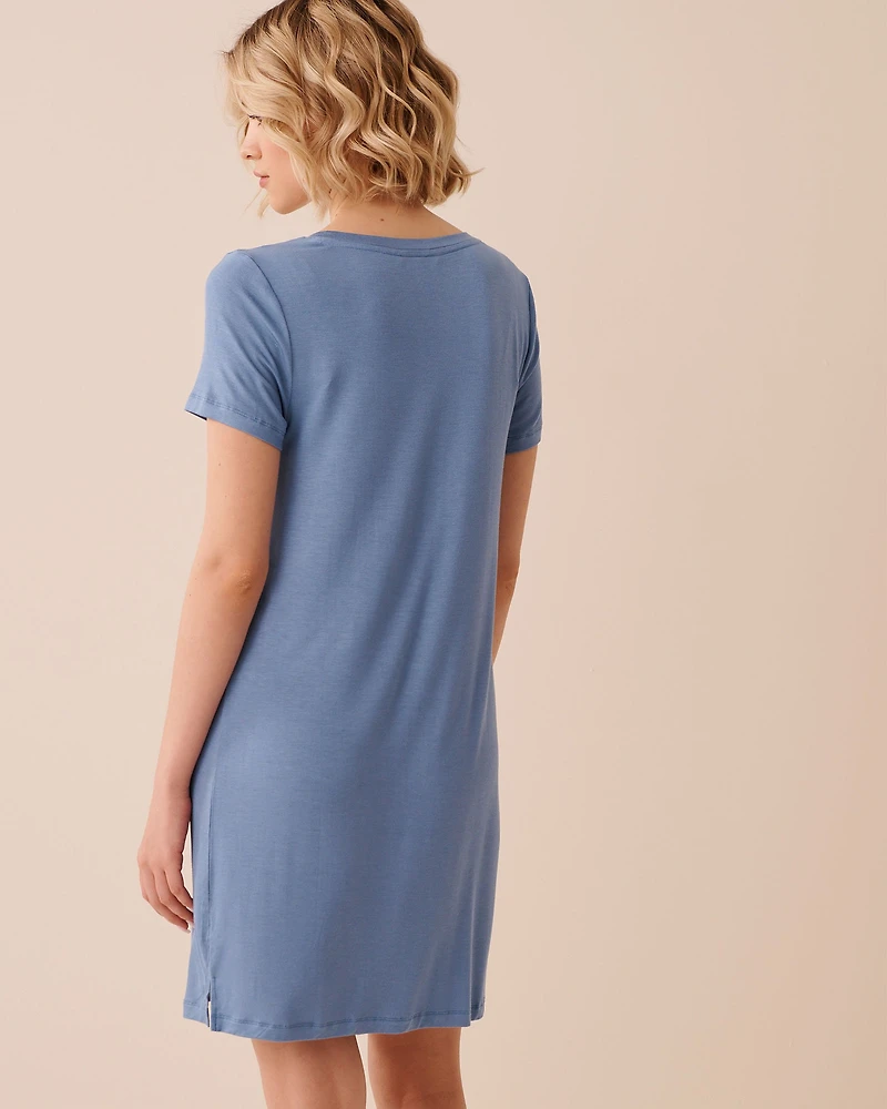 Berry Print Soft Jersey Short Sleeve Sleepshirt