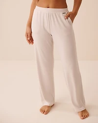 Pantalon en tricot doux