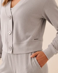 Cardigan en tricot doux