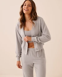 Cardigan en tricot doux