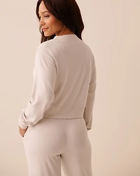 Cardigan en tricot doux