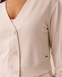 Cardigan en tricot doux