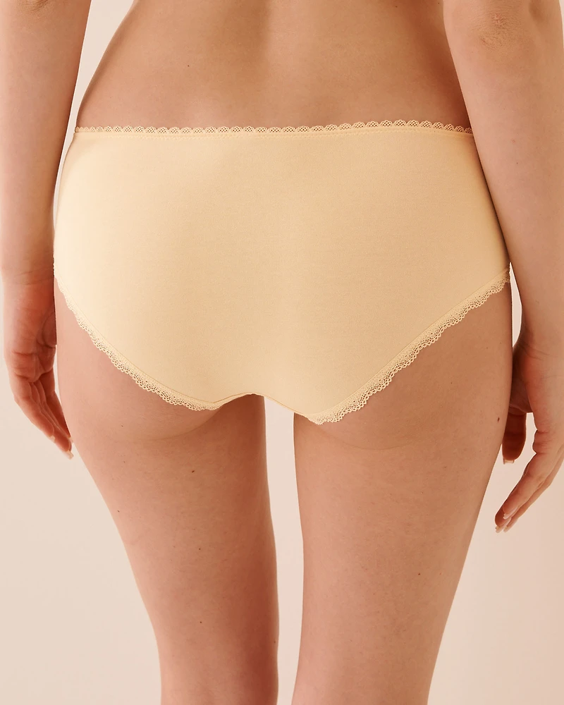 Cotton and Lace Detail Hiphugger Panty