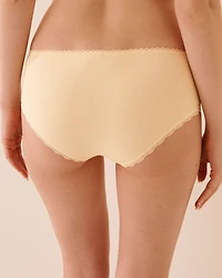 Cotton and Lace Detail Hiphugger Panty