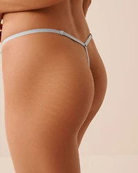 Adjustable Microfiber String Panty