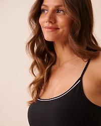 Camisole à soutien intégré en coton