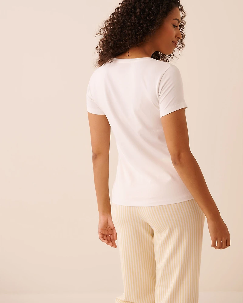 T-shirt manches courtes en coton