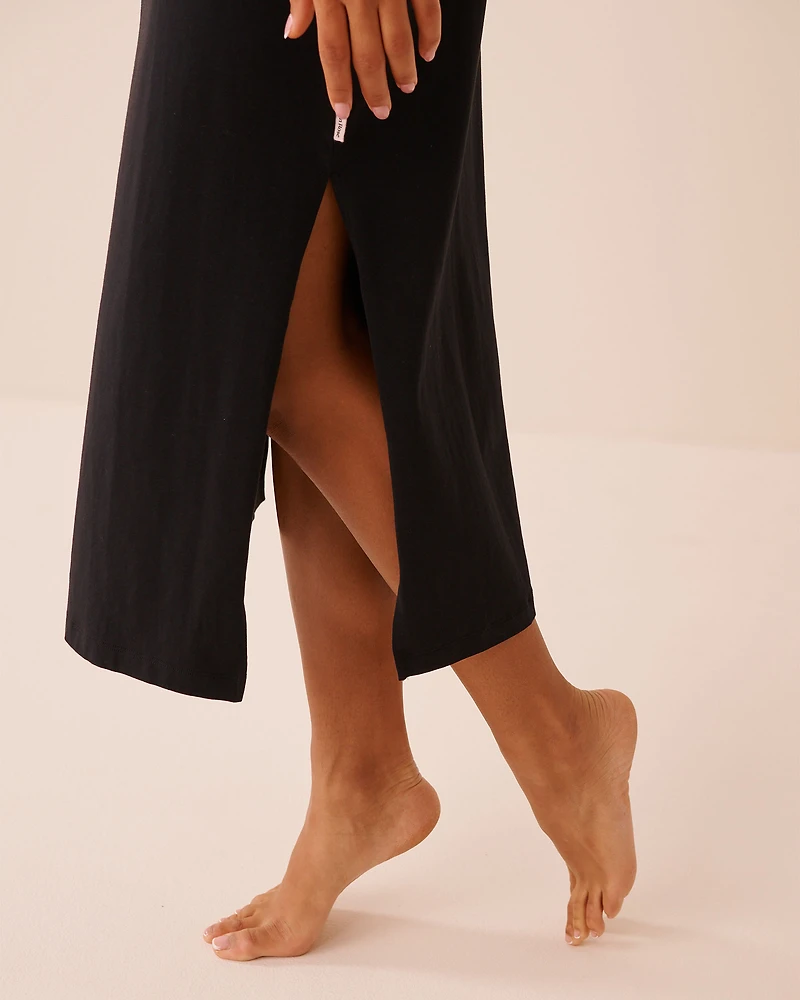 Cotton Long Nightie with Shelf Bra