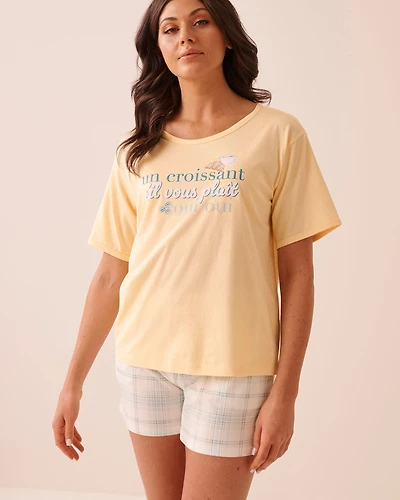 T-shirt imprimé floral