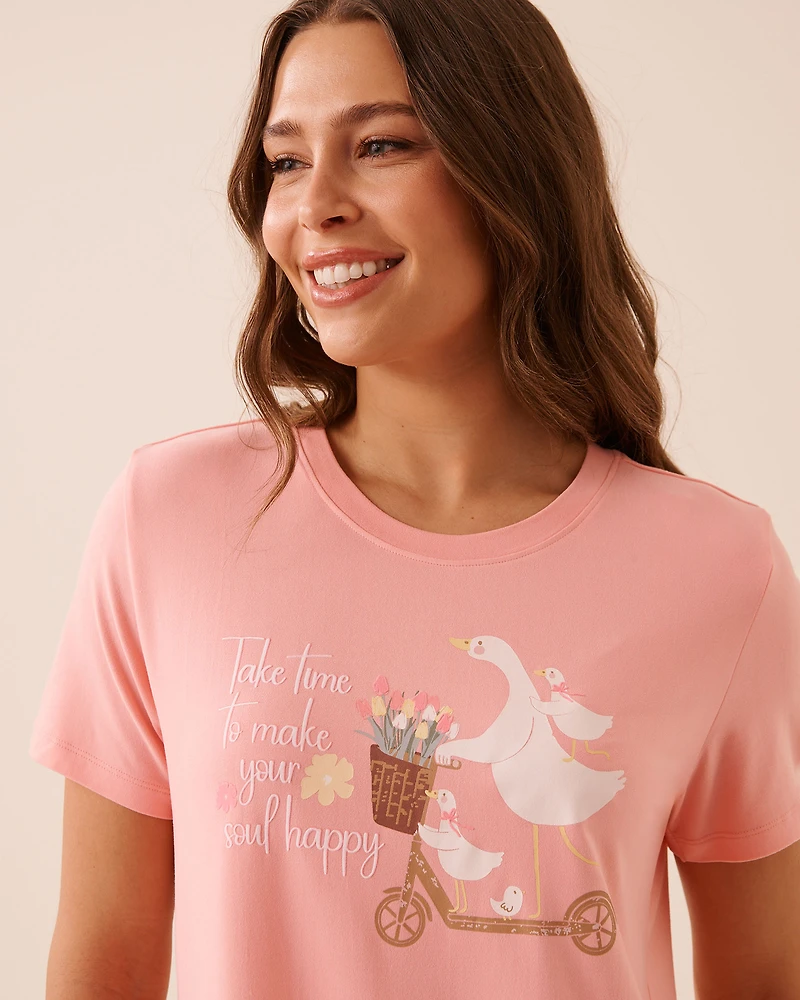 Goose Print Super Soft Sleepshirt
