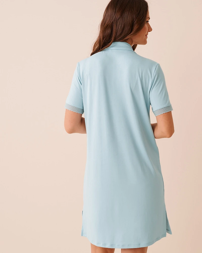 Super Soft Lace Trim Sleepshirt