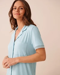 Super Soft Lace Trim Sleepshirt