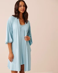 Super Soft Lace Trim Kimono