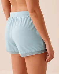 Short ultra doux bordure de dentelle