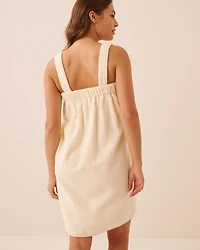 Ensemble serviette attachable en ratine et pour cheveux