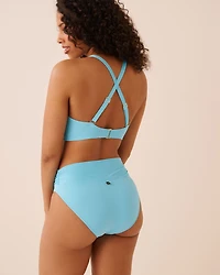 EARTHY GREEN D Cup Triangle Bikini Top